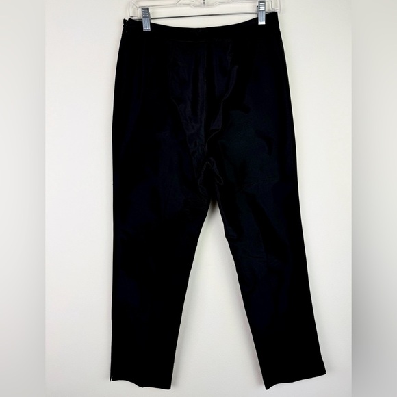 Flores & Flores Black Silk Crop Pants - Picture 4 of 8